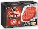 Steaks Hachés Pur Bœuf 12% MG Label Rouge Façon Bouchère Surgelés - CHARAL dans le catalogue Super U