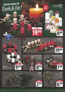 Kerzen im E center Prospekt "Wir lieben Lebensmittel!" mit 28 Seiten (Nürnberg)