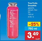 Smoothie von True Fruits für 3,49 € bei Netto Marken-Discount im Angebot Smoothie von True Fruits im aktuellen Netto Marken-Discount Prospekt