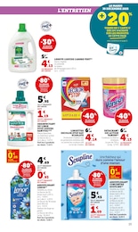 Prix et réduction Assouplissant dans le prospectus Super U en cours Offre Assouplissant dans le catalogue Super U du moment à la page 15