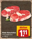 Rinder-Beinscheiben Angebote bei REWE Gera für 1,11 €