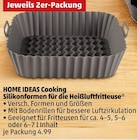 Silikonformen für die Heißluftfritteuse von HOME IDEAS Cooking im aktuellen Penny Prospekt für 4,99 €