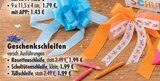 Rosettenschleife für 1,99 € bei Mäc-Geiz im Angebot Rosettenschleife im aktuellen Mäc-Geiz Prospekt
