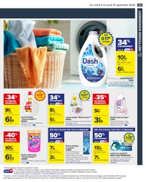 Prix et réduction Ariel dans le prospectus Carrefour en cours Offre Ariel dans le catalogue Carrefour du moment à la page 65