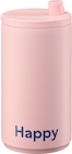 dm-drogerie markt - Reisebecher "Happy", rosa/blau (350 ml) Angebot im Prospekt Reisebecher "Happy", rosa/blau (350 ml) bei dm-drogerie markt im Prospekt "" für 29,95 €