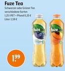 Schwarzer oder Grüner Tee Angebote von Fuze Tea bei Trink und Spare Duisburg für 1,99 €