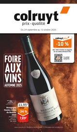 Vin Angebote im Prospekt "FOIRE AUX VINS AUTOMNE 2O25" von Colruyt Vin Angebote im Prospekt "FOIRE AUX VINS AUTOMNE 2O25" von Colruyt auf Seite 1