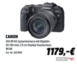 EOS RP Kit Systemkamera Angebote von Canon bei MediaMarkt Saturn Rosenheim für 1.179,00 €