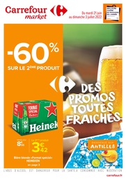 Carrefour Market Catalogue "Des promos toutes fraîches", 60 pages, Reims,  21/06/2022 - 03/07/2022