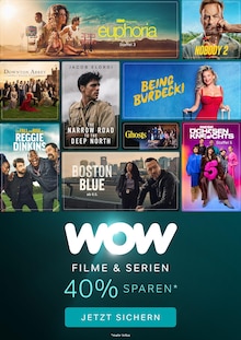 WOW Prospekt 40% sparen* mit 1 Seite