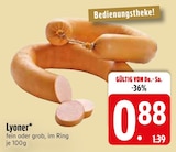 Lyoner Angebote bei EDEKA Ravensburg für 0,88 €