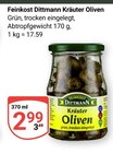 Aktuelle Oliven Angebote bei GLOBUS in Krefeld Aktuelles Kräuter Oliven Angebot bei GLOBUS in Krefeld ab 2,99 €