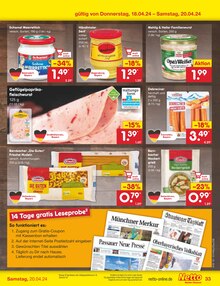 Nudeln im Netto Marken-Discount Prospekt "Aktuelle Angebote" mit 49 Seiten (München)