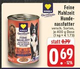 Feine Mahlzeit Hundenassfutter Angebote von EDEKA Herzstücke bei E center Ahlen für 0,69 €