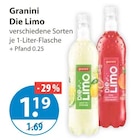Die Limo Zitrone im V-Markt Prospekt Die Limo Zitrone von Granini im aktuellen V-Markt Prospekt für 1,19 €