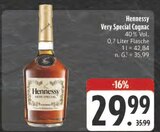 Very Special Cognac Angebote von Hennessy bei E center Pirna für 29,99 €