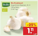 Bio Knoblauch im Netto Marken-Discount Prospekt Bio Knoblauch von BioBio im aktuellen Netto Marken-Discount Prospekt für 1,11 €