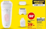 Epilateur Silk Epil - Braun dans le catalogue Super U