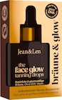 Selbstbräuner Konzentrat the face glow tanning drops im dm-drogerie markt Prospekt Selbstbräuner Konzentrat the face glow tanning drops von Jean&Len im aktuellen dm-drogerie markt Prospekt für 7,95 €