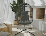Fauteuil œuf suspendu pliant en promo chez Carrefour Fauteuil œuf suspendu pliant dans le catalogue Carrefour