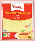 Emmental Français Râpé - NETTO - Netto Emmental Français Râpé - NETTO à 1,55 € dans le catalogue Netto