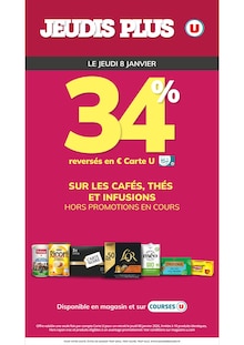 Prospectus U Express de la semaine "JEUDI PLUS" avec 1 page, valide du 07/01/2026 au 08/01/2026 pour Lacanau et alentours
