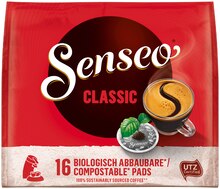 von Senseo oder Jacobs Kaffeepads Classic oder Crema Pads von Senseo oder Jacobs