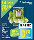 Mini-Romanasalat von EDEKA für 0,79 € bei E center im Angebot Mini-Romanasalat von EDEKA im aktuellen E center Prospekt