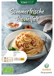 GLOBUS Prospekt für Saarlouis mit 10 Seiten GLOBUS Prospekt für Saarlouis: "Sommerfrische Biovielfalt", 10 Seiten, 23.06.2025 - 05.07.2025