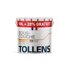 Promo Sous-couche(d) universelle Tollens blanc 10L + 20% gratuit à 69,90 € dans le catalogue Castorama à Avignon