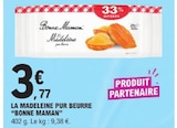 La Madeleine Pur Beurre - Bonne Maman en promo chez E.Leclerc La Madeleine Pur Beurre - Bonne Maman dans le catalogue E.Leclerc