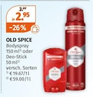 Bodyspray von Old Spice für 2,95 € bei Müller im Angebot Bodyspray von Old Spice im aktuellen Müller Prospekt