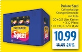 Aktuelles Spezi Coffeinhaltige Orangenlimonade mit Cola Angebot bei diska in Görlitz ab 10,99 €