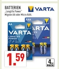 Longlife Power Mignon AA im Angebot bei Marktkauf in Essen Longlife Power Mignon AA Angebote von Varta bei Marktkauf Essen für 1,59 €