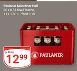 Münchner Hell im Angebot bei GLOBUS in Zwickau Münchner Hell Angebote von Paulaner bei GLOBUS Zwickau für 12,99 €