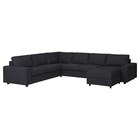 Aktuelles 5er-Eckbettsofa mit Récamiere mit breiten Armlehnen/Hillared anthrazit mit breiten Armlehnen/Hillared anthrazit Angebot bei IKEA in Paderborn ab 2.599,00 €