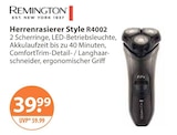 Rasierer im V-Markt Prospekt Herrenrasierer Style R4002 von Remington im aktuellen V-Markt Prospekt für 39,99 €