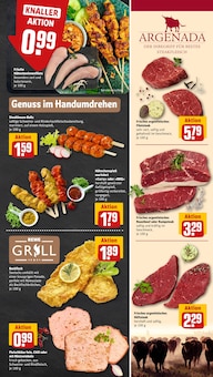 Fleisch im REWE Prospekt "Dein Markt" mit 29 Seiten (Bottrop)