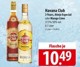 Havana Club 3 Years, Añejo Especial oder Mango Lime Angebote bei famila Nordost Falkensee für 10,49 €