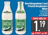 Frische Bergbauern Milch von Berchtesgadener Land im aktuellen EDEKA Prospekt für 1,19 €