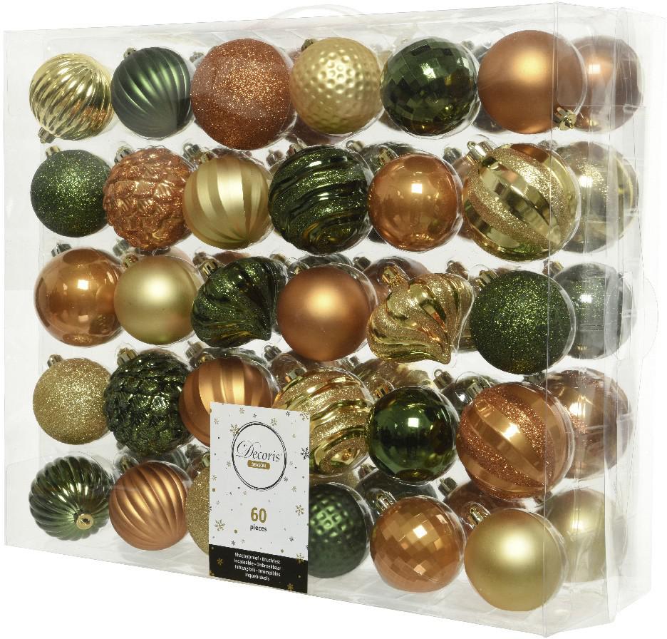 Globus-Baumarkt Florstadt - Kaemingk Weihnachtskugeln Ø 7cm bruchfest bernstein gold grün Kaemingk Weihnachtskugeln Ø 7cm bruchfest bernstein gold grün Angebot bei Globus-Baumarkt Florstadt im Prospekt WEIHNACHTS-INSPIRATIONEN