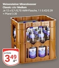 Mineralwasser Classic oder Medium von Weisensteiner im aktuellen GLOBUS Prospekt