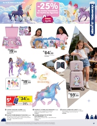 Prix et réduction Valise Enfant dans le prospectus JouéClub en cours Offre Valise Enfant dans le catalogue JouéClub du moment à la page 19