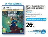 Little big adventure : twinsen's quest ps5 - Microids à 26,95 € dans le catalogue E.Leclerc