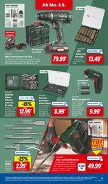 Akkuschrauber Angebot im aktuellen Lidl Prospekt auf Seite 23