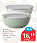 Schale Silueta mit Deckel von Mepal im aktuellen budni Prospekt
