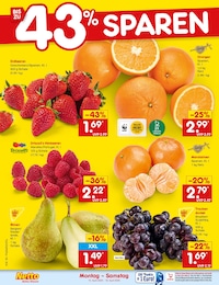 Netto Marken-Discount Himbeeren im Prospekt 