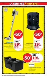 Promos Aspirateur dans le catalogue "SUPER U" de Super U Aspirateur en promo dans le catalogue Super U à la page 44