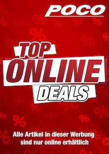 Couch im POCO Prospekt "TOP ONLINE DEALS" mit 1 Seiten (Regensburg)