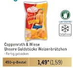 Unsere Goldstücke Weizenbrötchen Angebote von Coppenrath & Wiese bei Metro Leonberg für 1,59 €